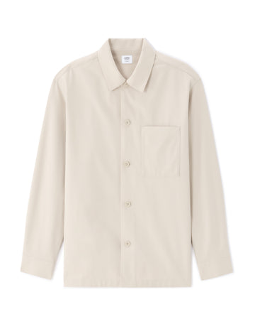 Beige Overshirt for Men