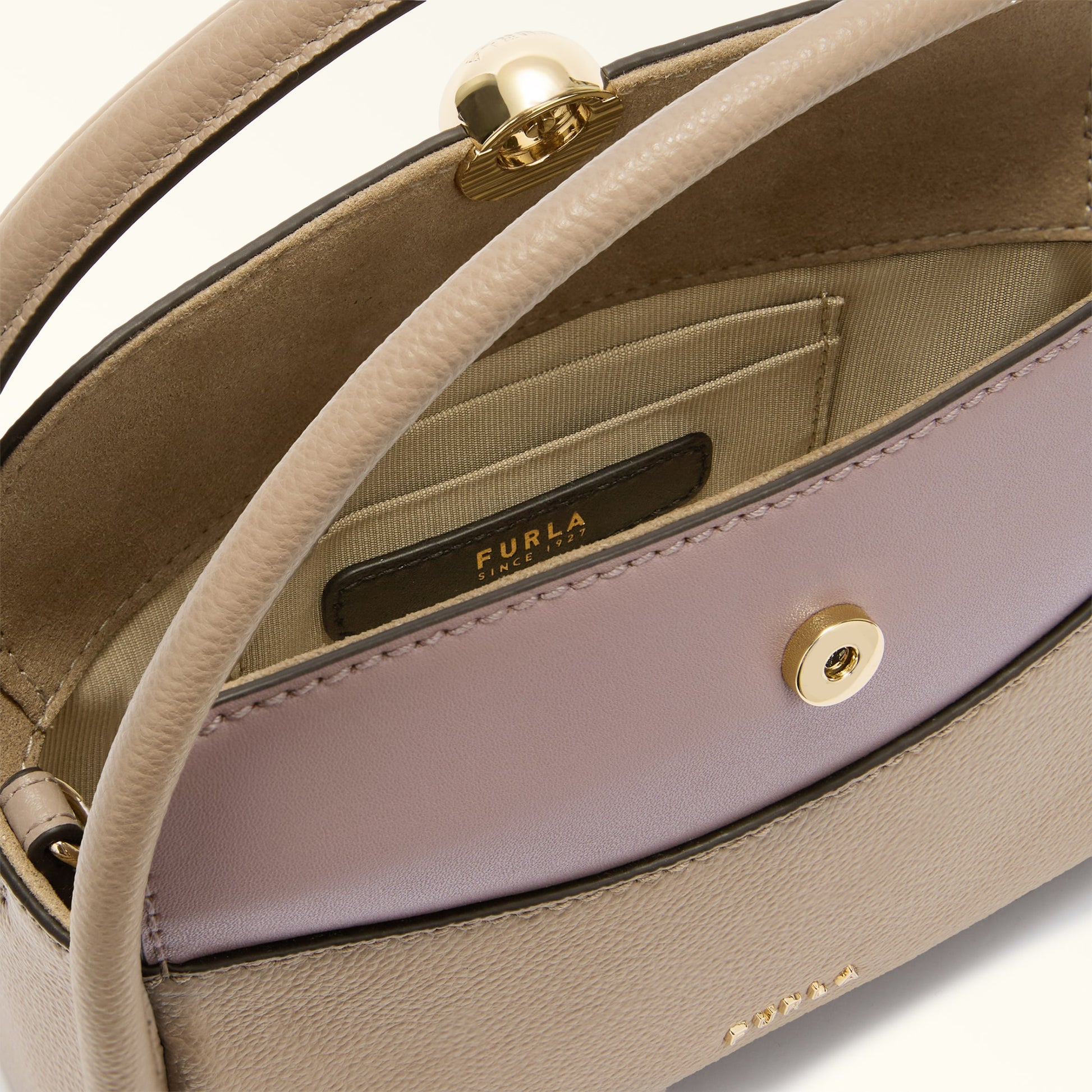 Furla Nicole L Boston  Bag In Leather