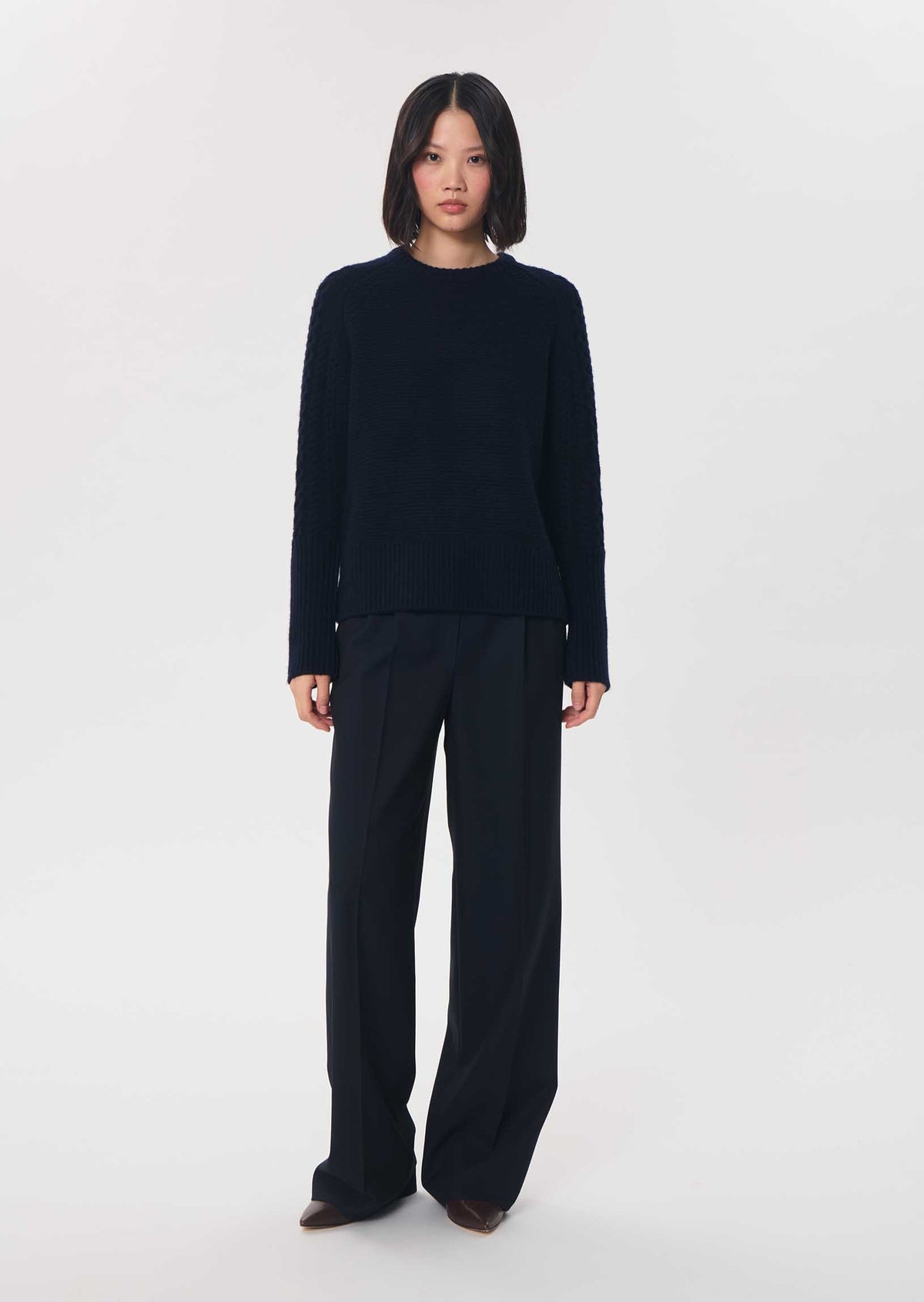 Pilou sweater in navy by Tara Jarmon