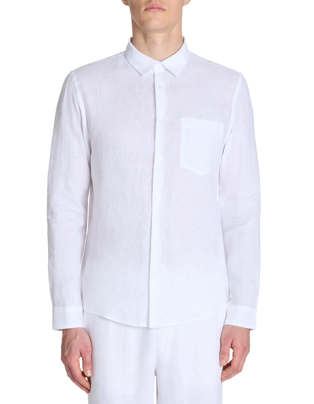 white Long sleeves Shirt