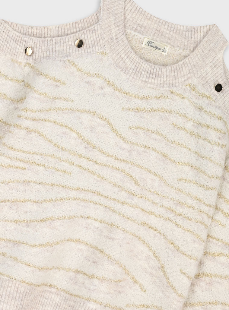 Children's Offwhite Blouse For Girl