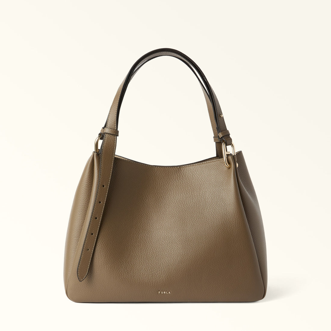 Furla Nuvola L Tote in Grey - Bags 
