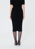 Janna  black knit skirt for women