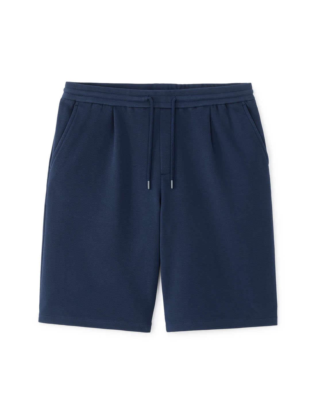 Loose Fit Twill-Effect Knit Bermuda Shorts Celio