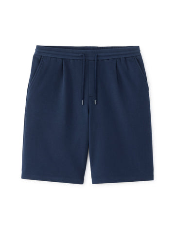Loose Fit Twill-Effect Knit Bermuda Shorts Celio