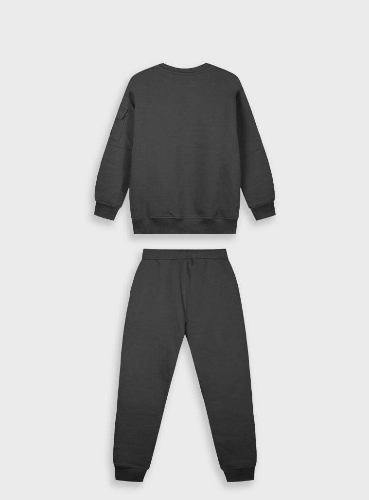 Black Tracksuit(Blouse,Trousers) for Boys