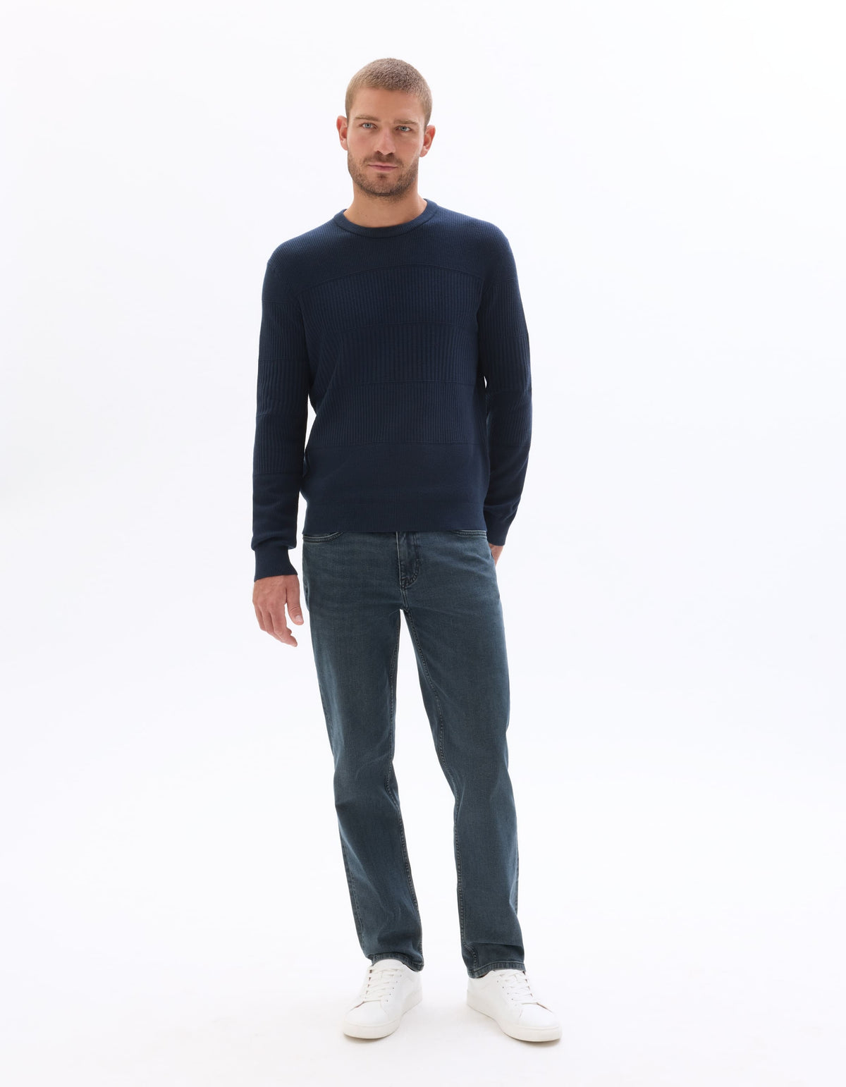 Celio Straight stretch cotton jeans - Blue