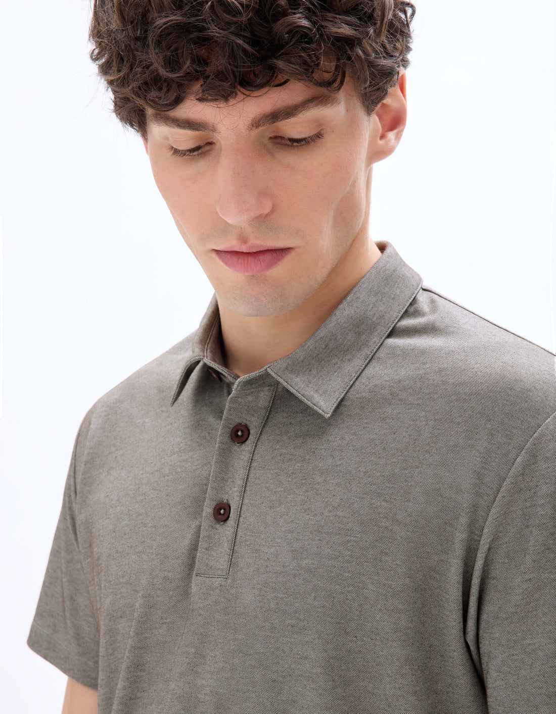 MEBI ECRU SS POLO - Celio lebanon