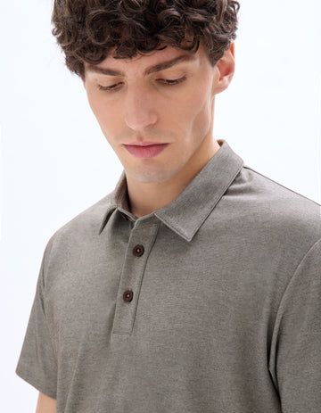 MEBI ECRU SS POLO - Celio lebanon