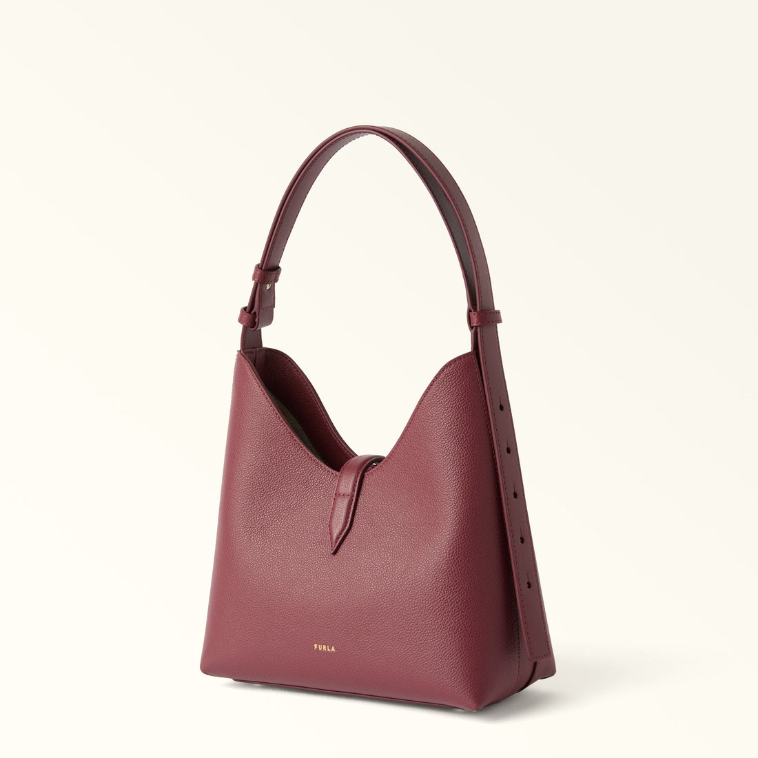 Furla Goccia S Hobo in Red - Bags 
