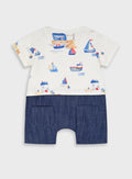 Blue Infant Romper for Boys