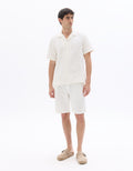 Celio Cotton Bermuda - White