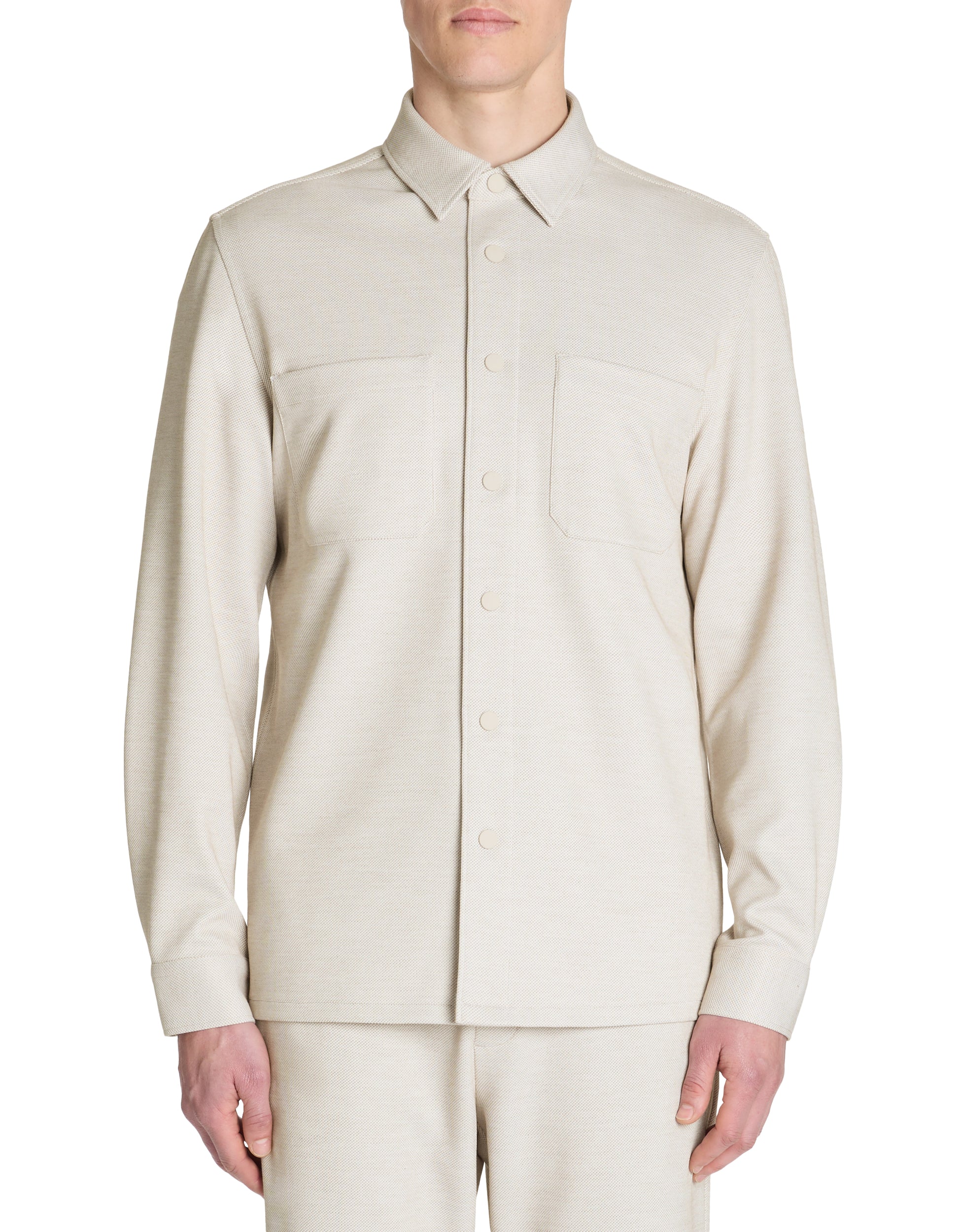 Beige Long Sleeves Shirt - Celio Lebanon