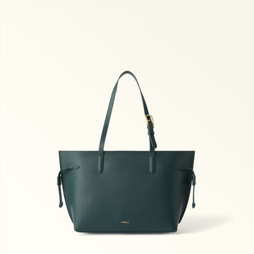Furla Ava M Tote W/Zip in White - Bags 