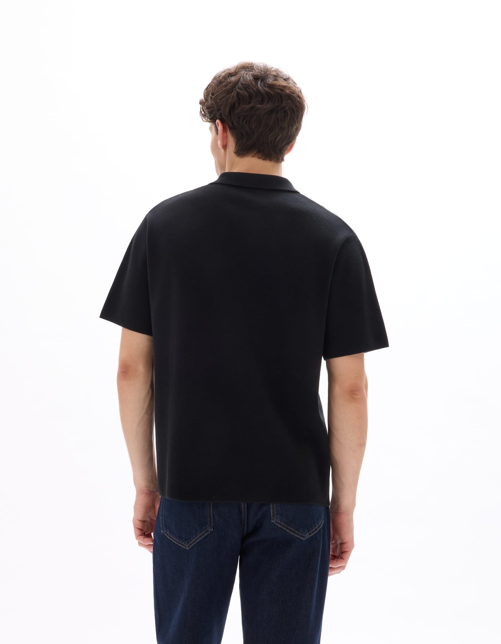 black Short sleeves Polo