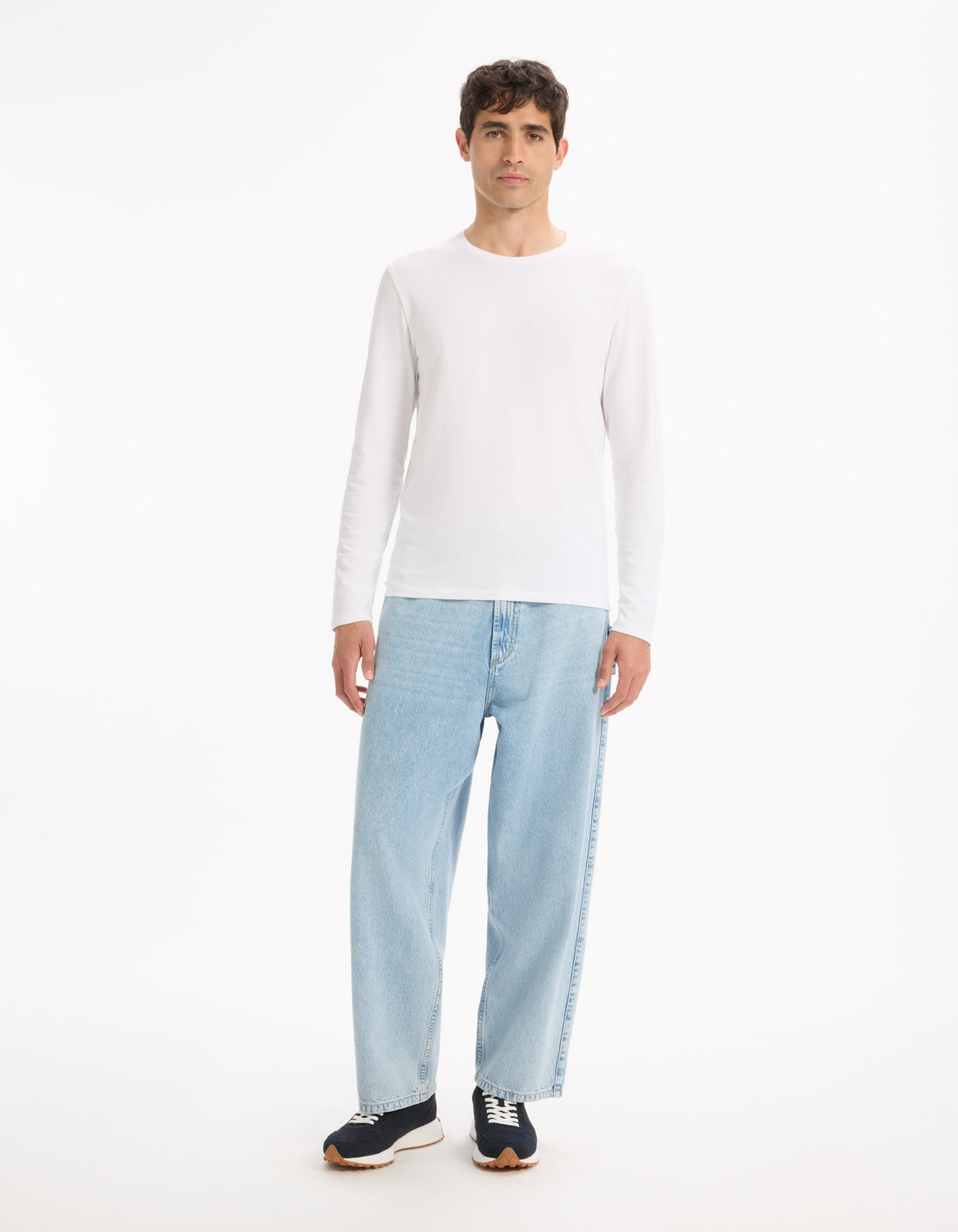 GEUNIML OPTICAL WHITE LS TSHIRT - Celio lebanon