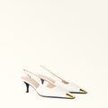 Furla Metal Slingback T.40 in White - Shoes 