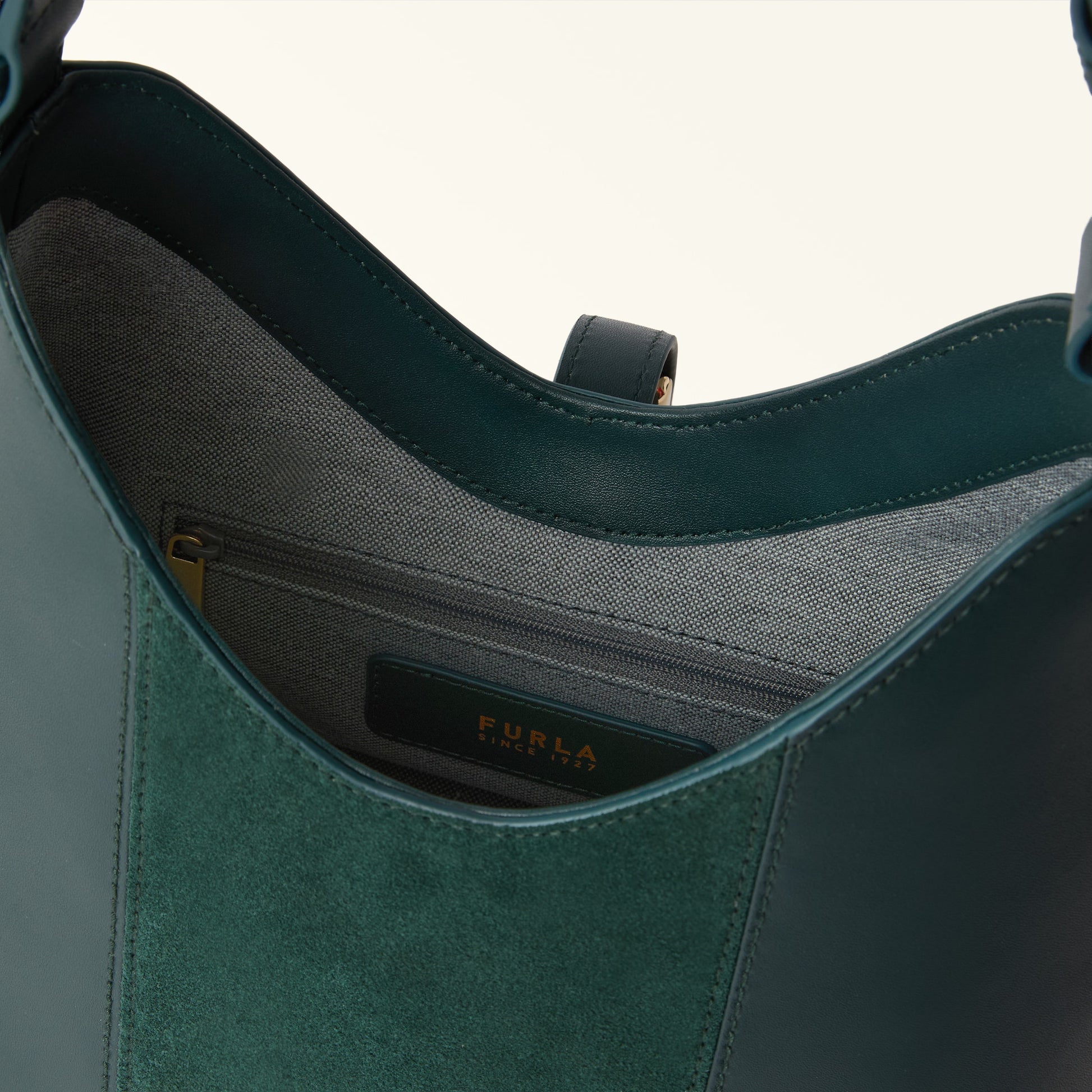 Furla Goccia S Hobo in Green - Bags 