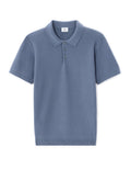 Blue Short Sleeves Polo for Men