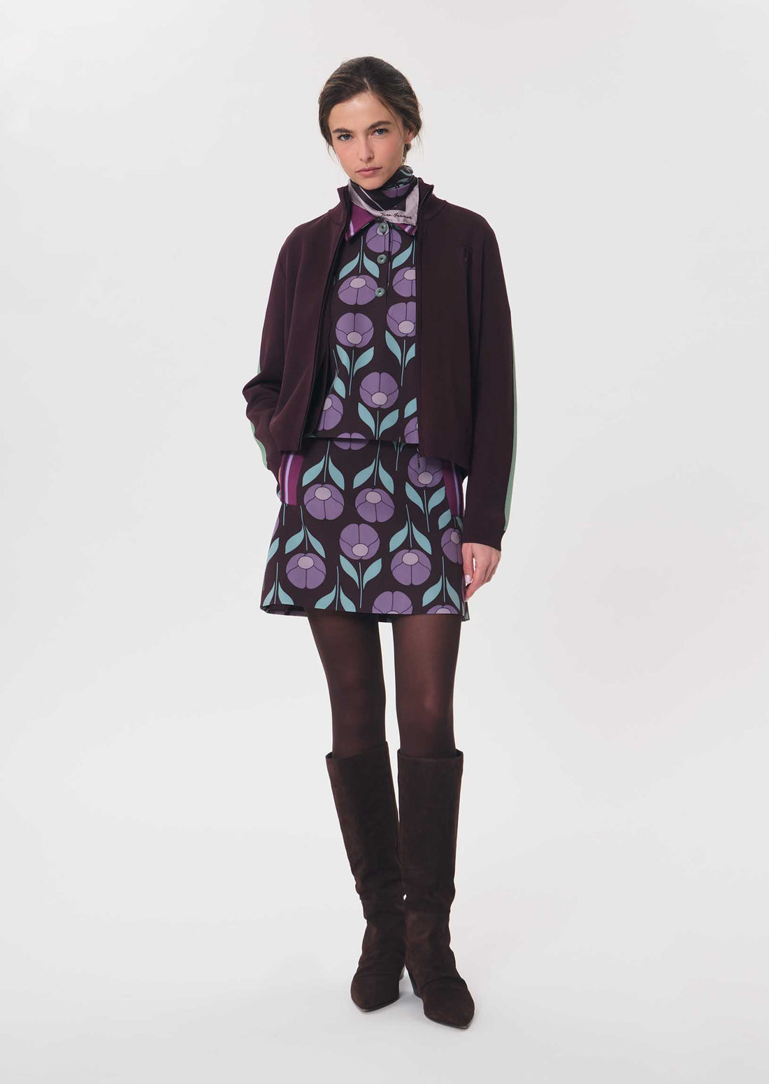 Jelena skirt in purple by Tara Jarmon
