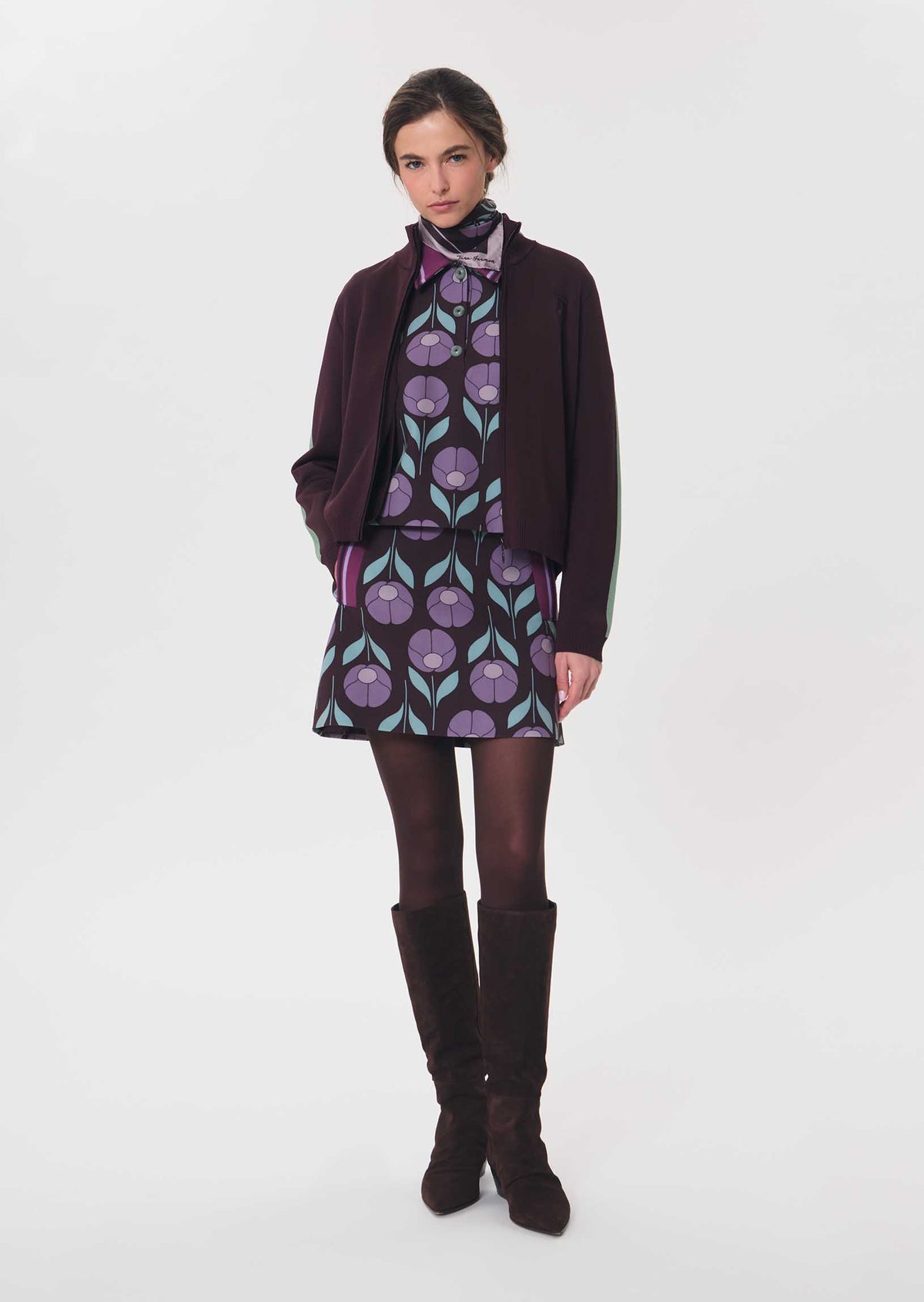 Jelena skirt in purple by Tara Jarmon