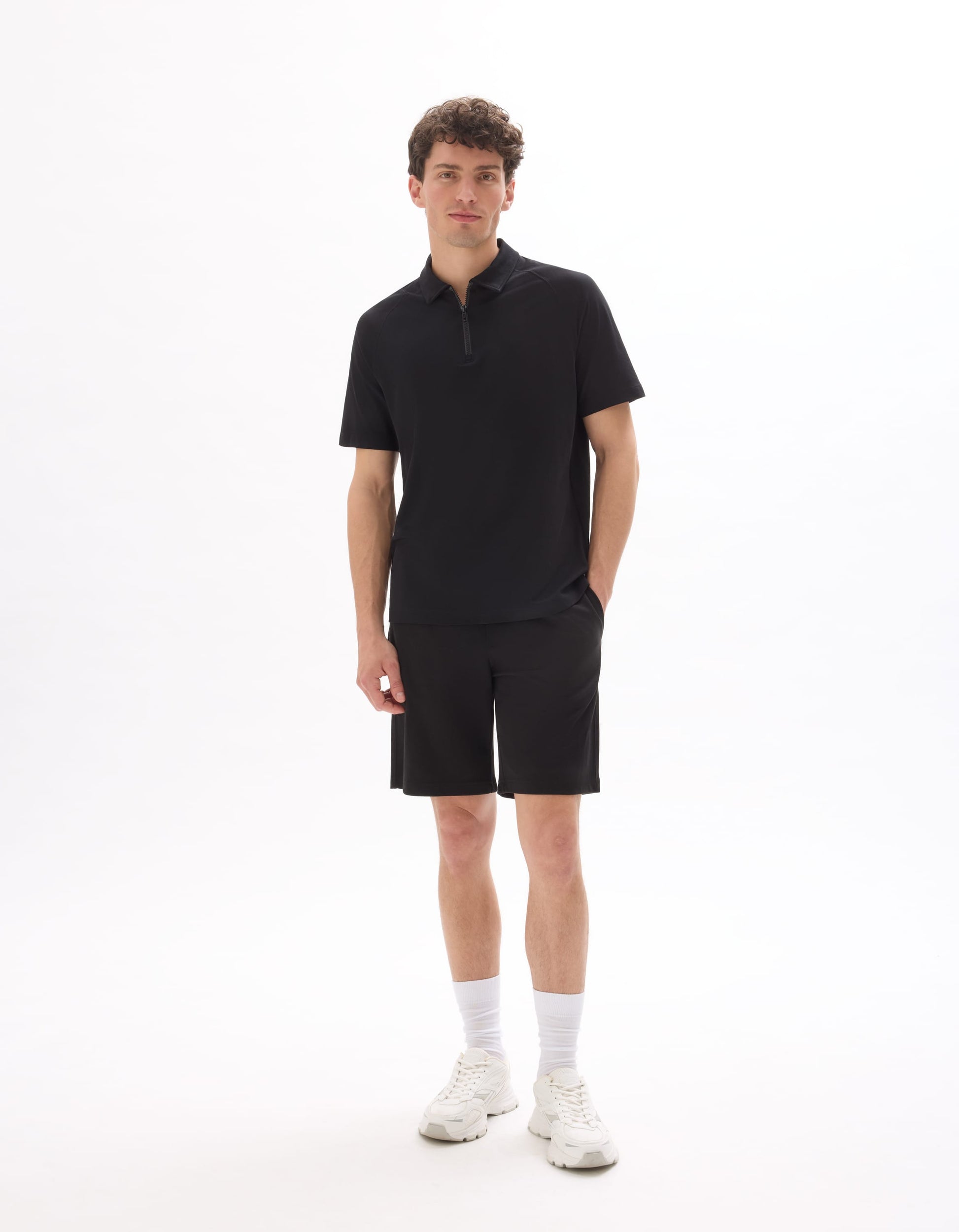 black Short sleeves Polo