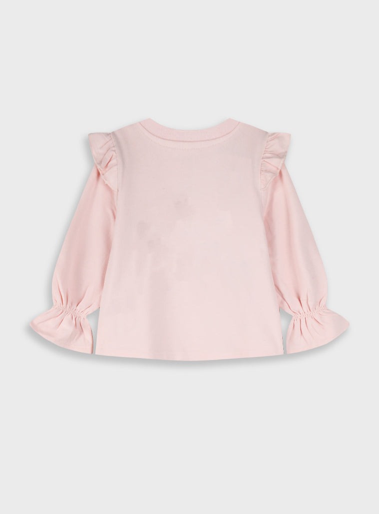 Cotton Girl Blouse - Light Pink