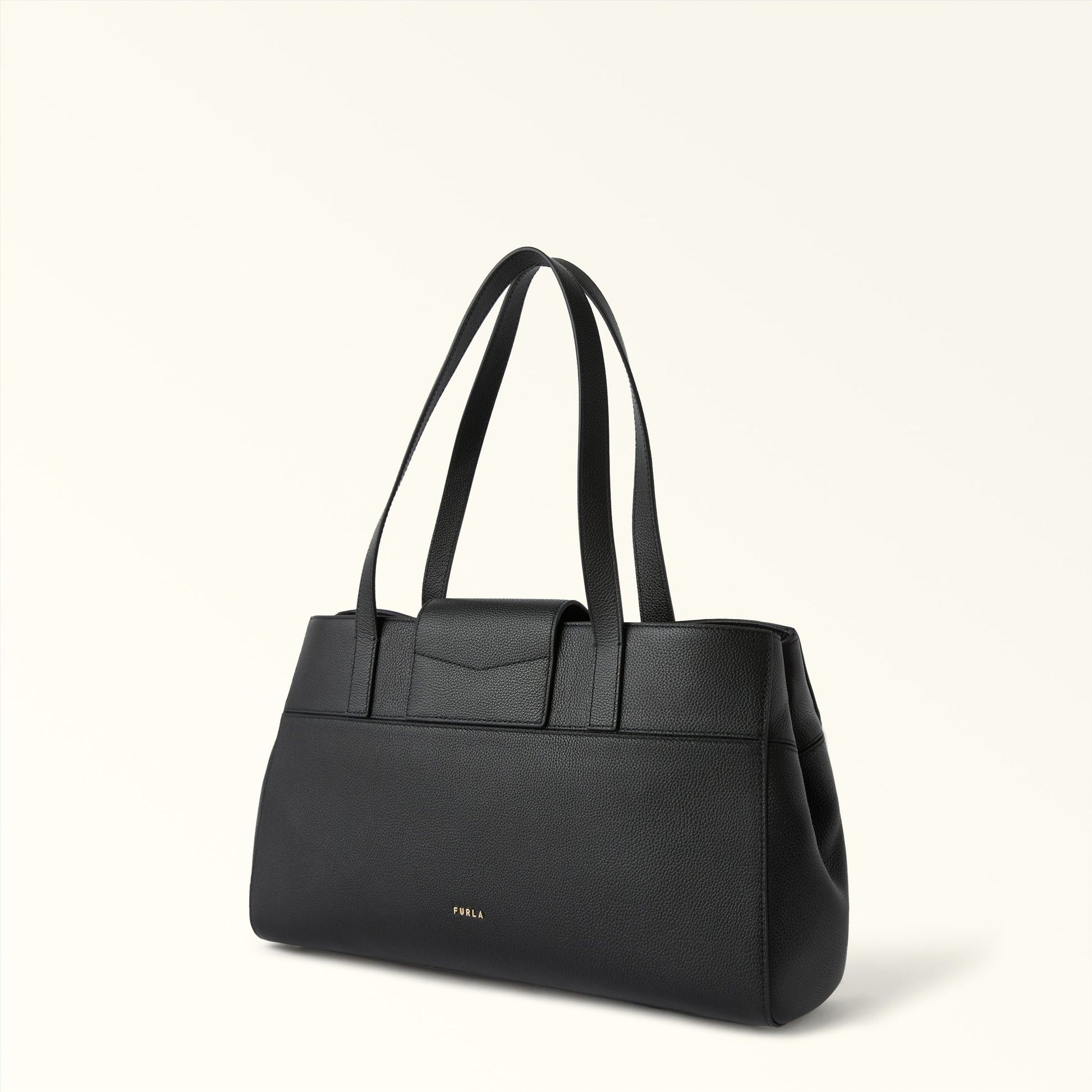 Furla Amelia L Tote E/W in Black - Bags 