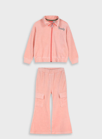 Purple Tracksuit Cardigan,Trousers for Girls