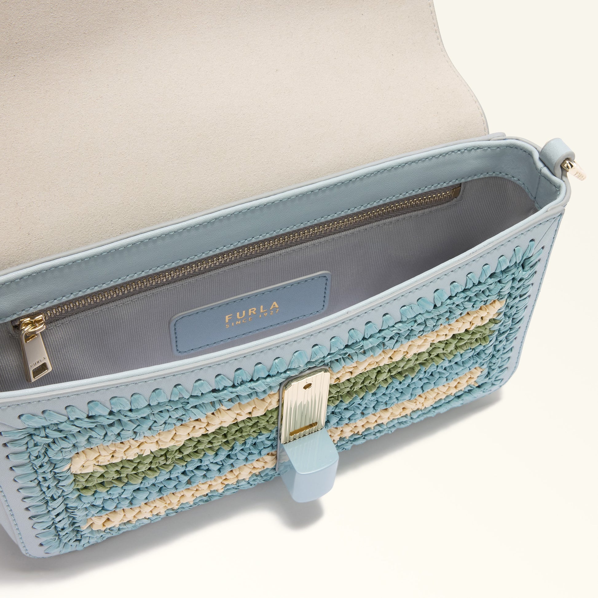Furla Iride S Crossbody in Blue - Bags 