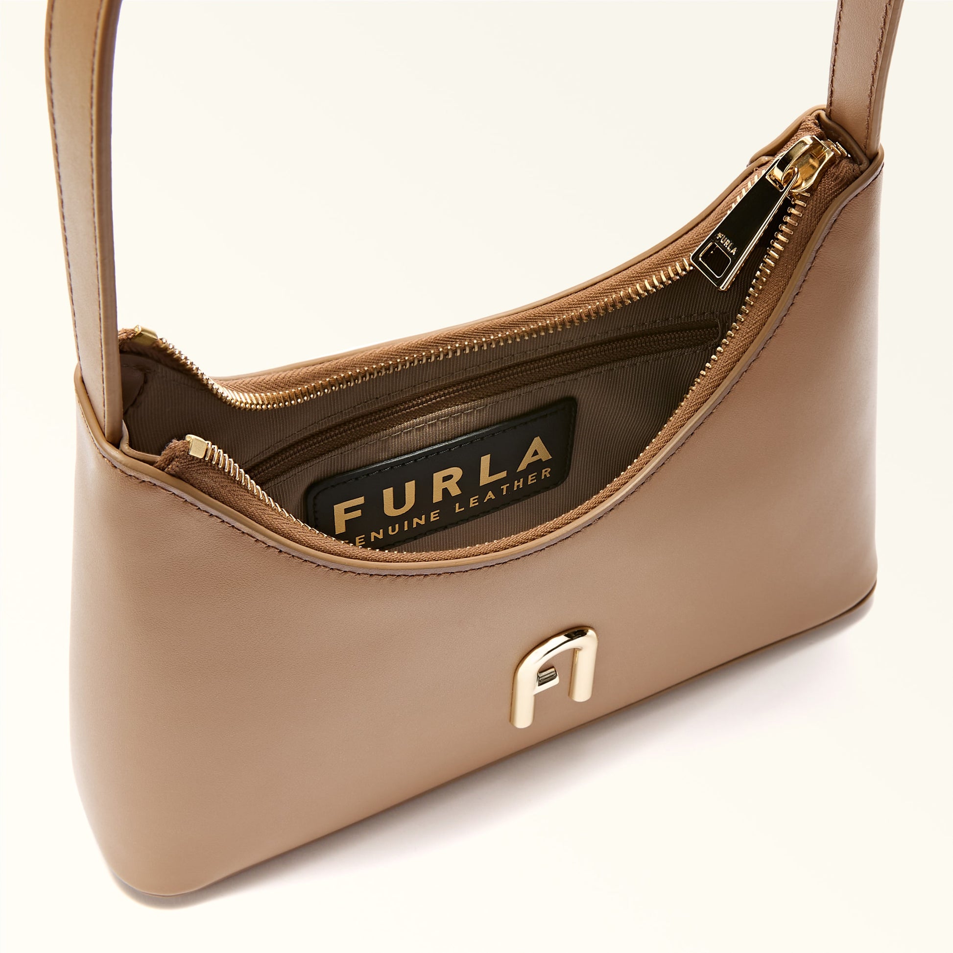 Furla Diamante Mini Shoulder  Bag In Leather