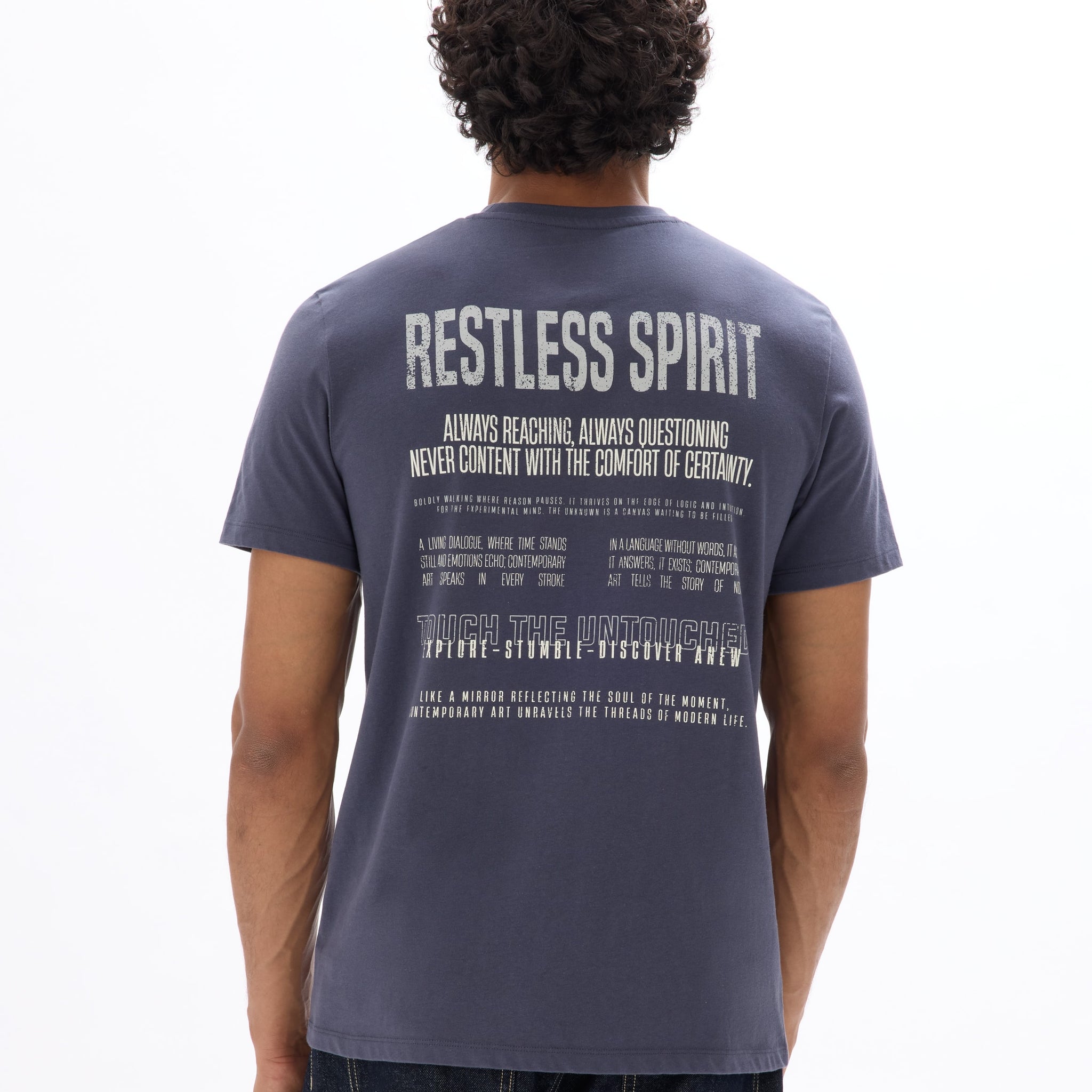 MEXWORD NAVY BLUE 02 SS TSHIRT - Celio lebanon