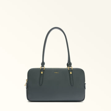 Furla Giulia M Boston  Bag In Leather