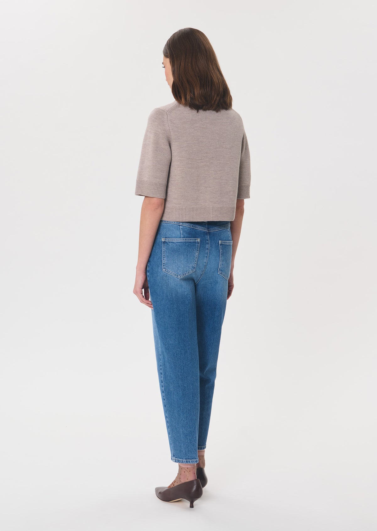 Genny cardigan in hazel wool by Tara Jarmon