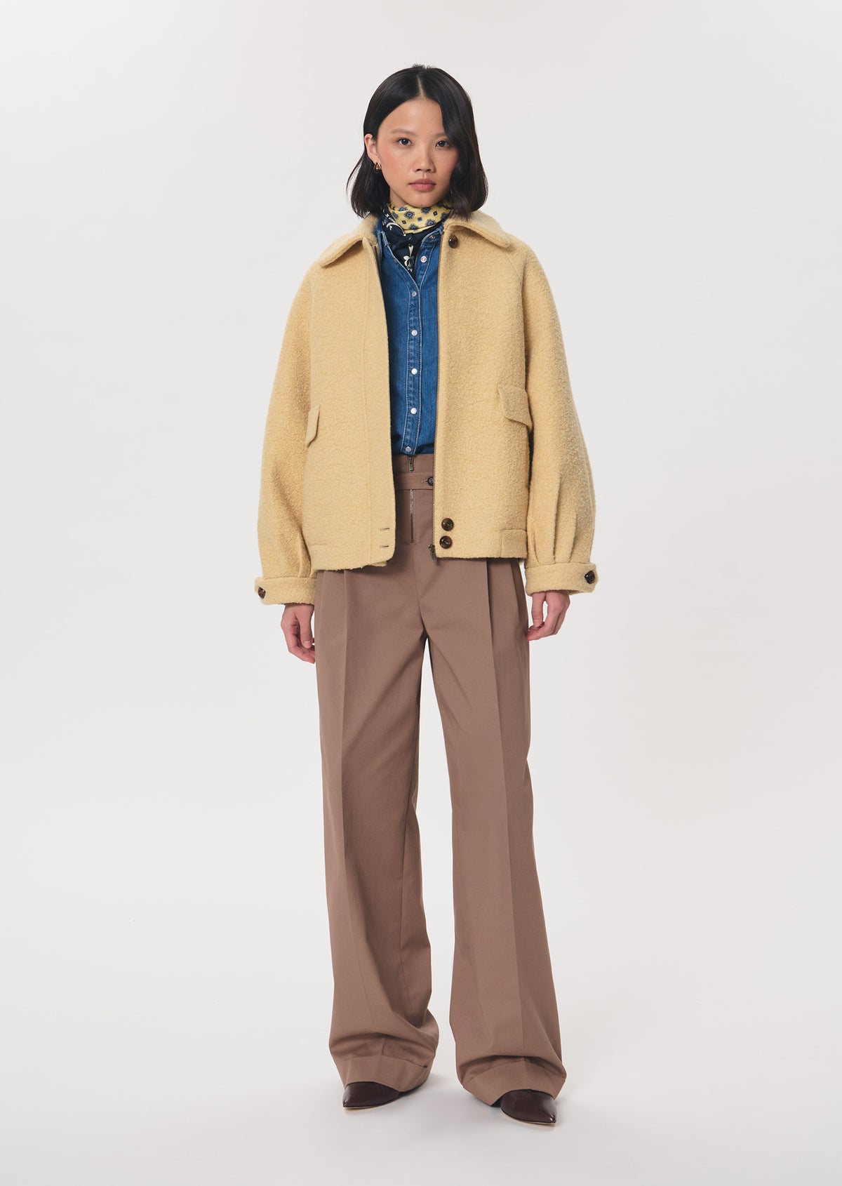Billie coat in vanilla by Tara Jarmon