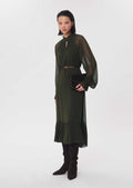 Romana dress in khaki by Tara Jarmon