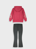 Cotton Girl Set - Dark Grey