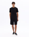 Celio Boxy Crew Neck Knit T-shirt - Black