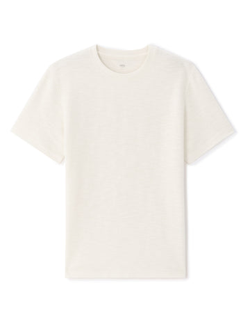 Celio Boxy Crew Neck French Terry T-shirt - White