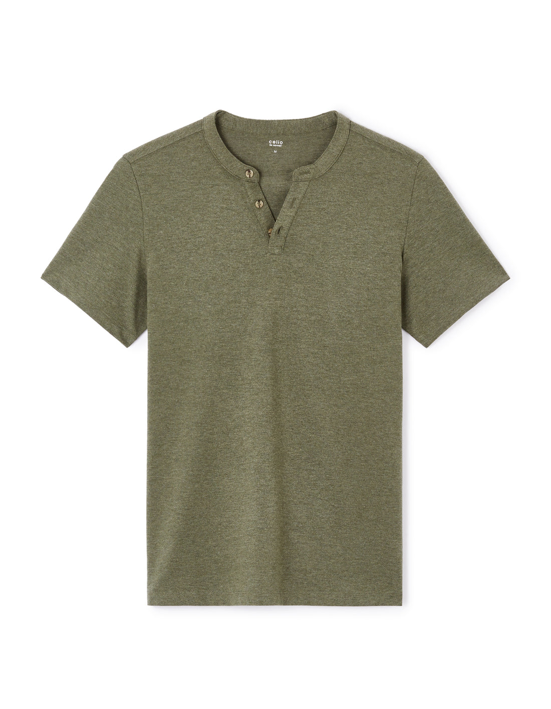 Olive Mel Short Sleeves Tshirt - Celio Lebanon