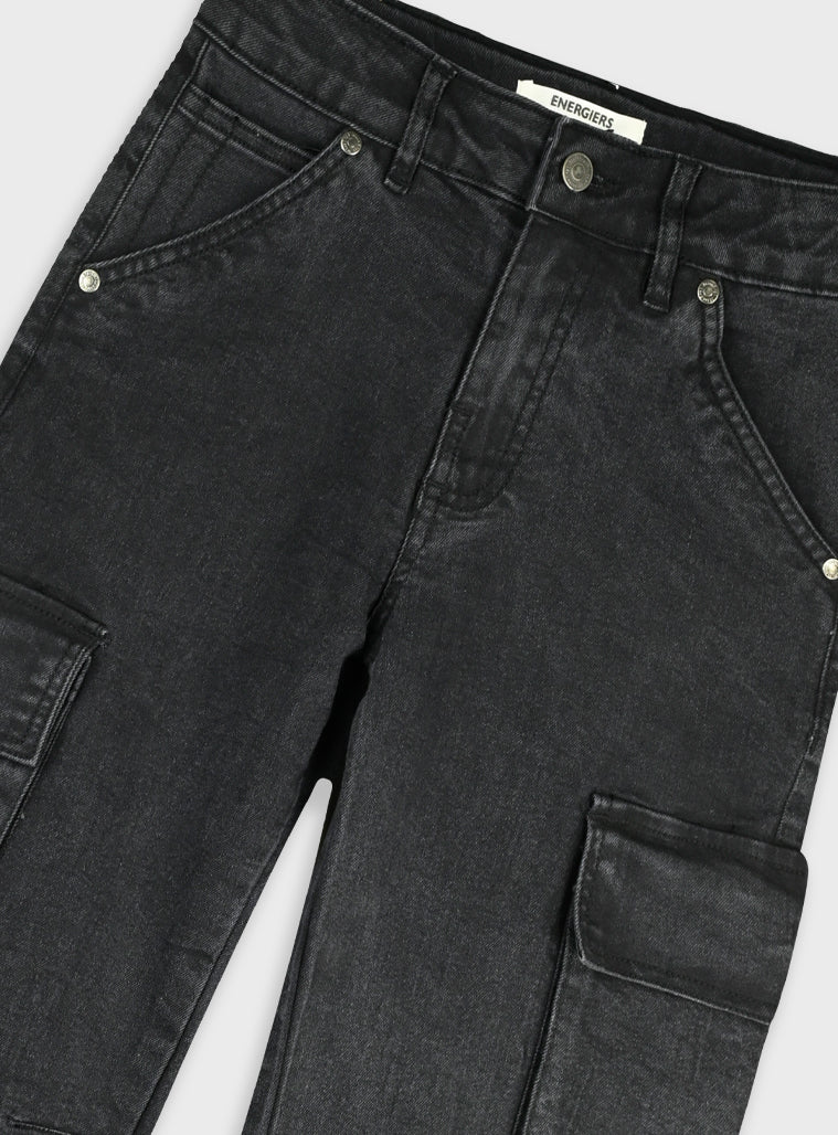 Cotton Girl Trousers - Black