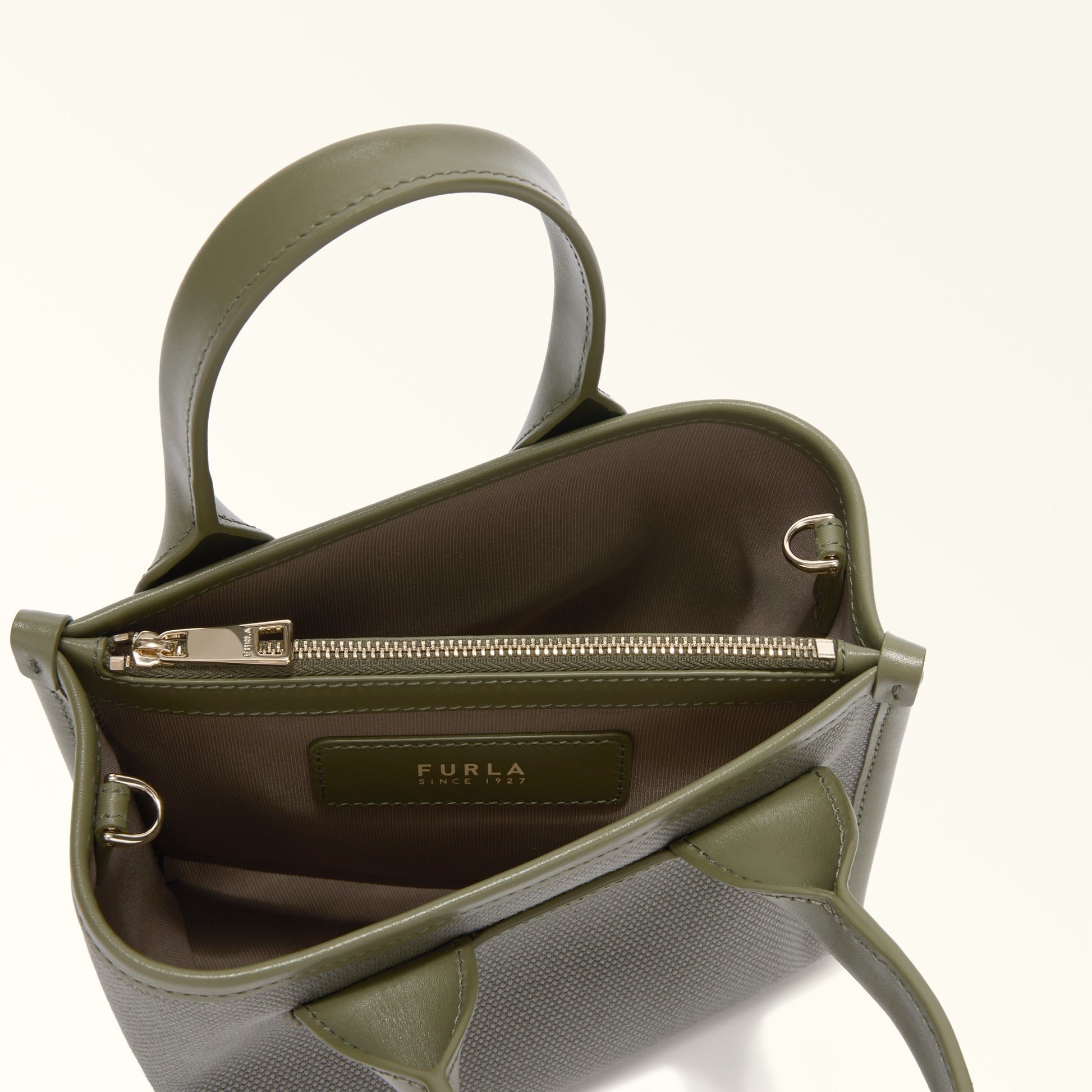 Furla Divide It Mini Tote in Green - Bags 