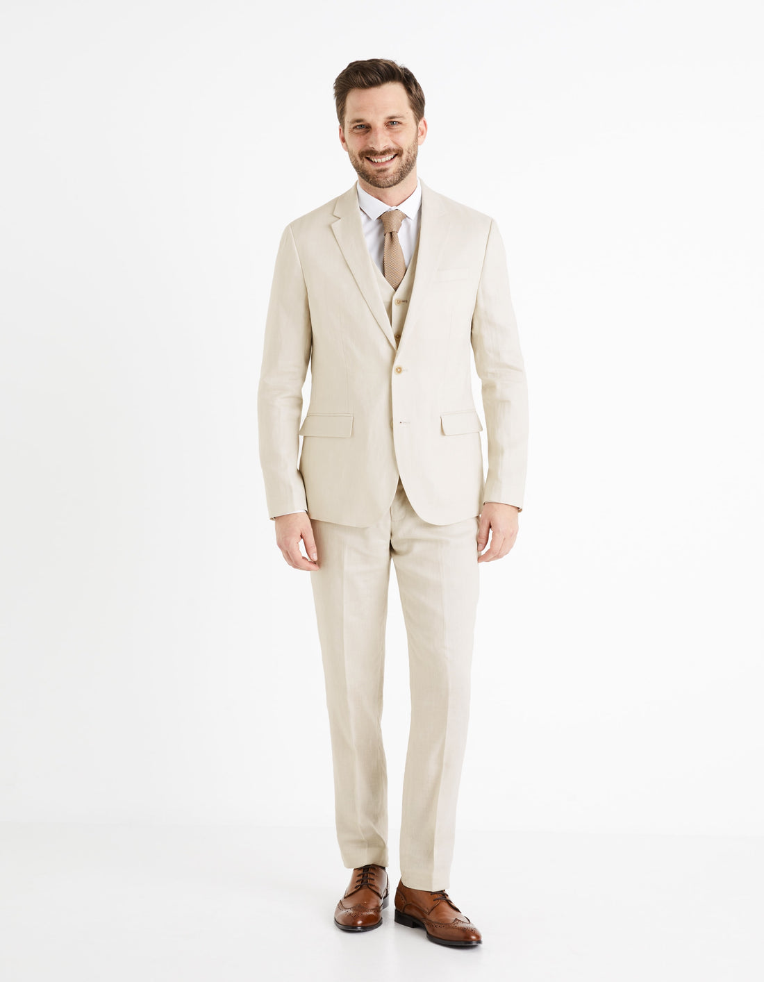 naturel suit jacket