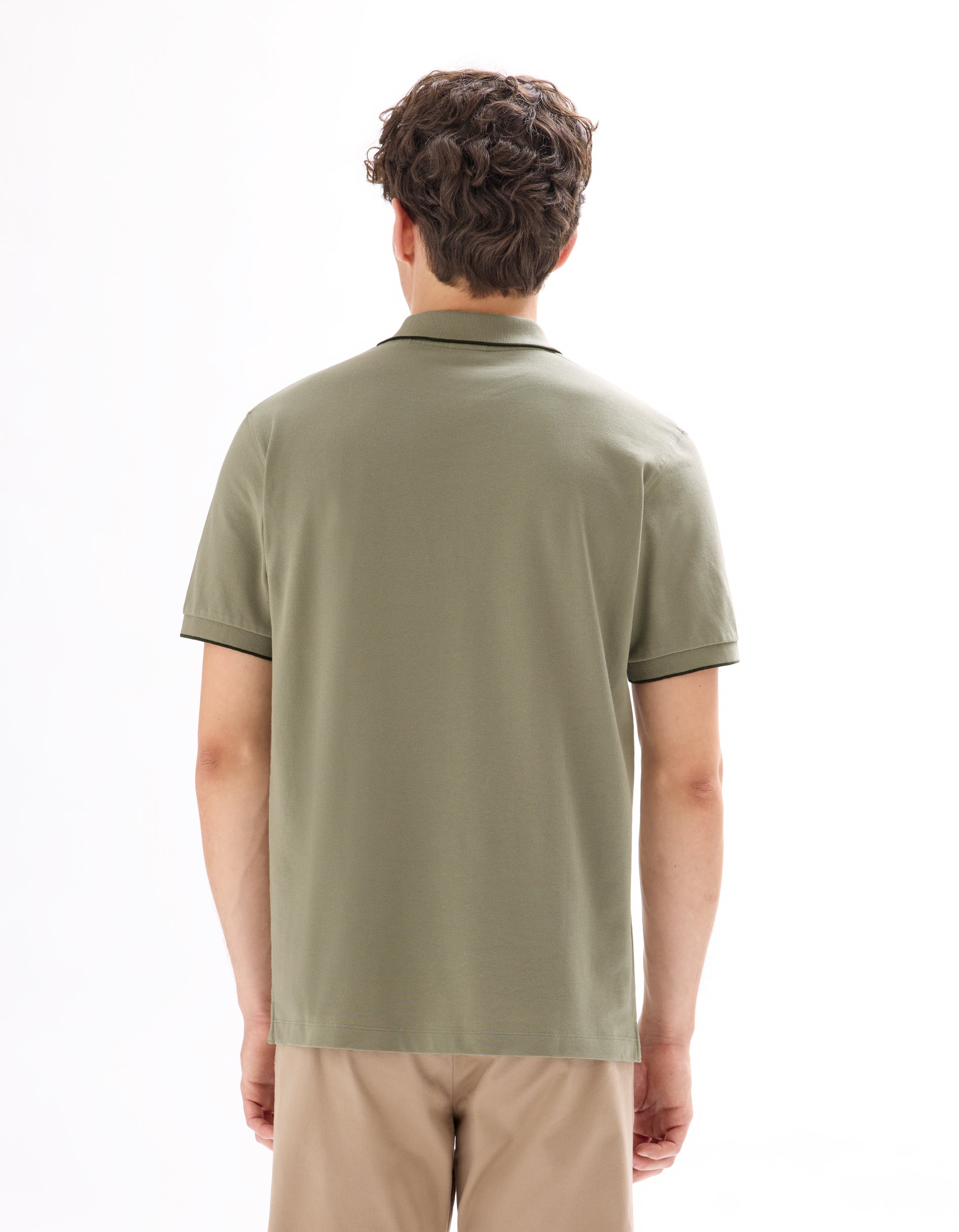 Vert Clair Short Sleeves Polo - Celio Lebanon