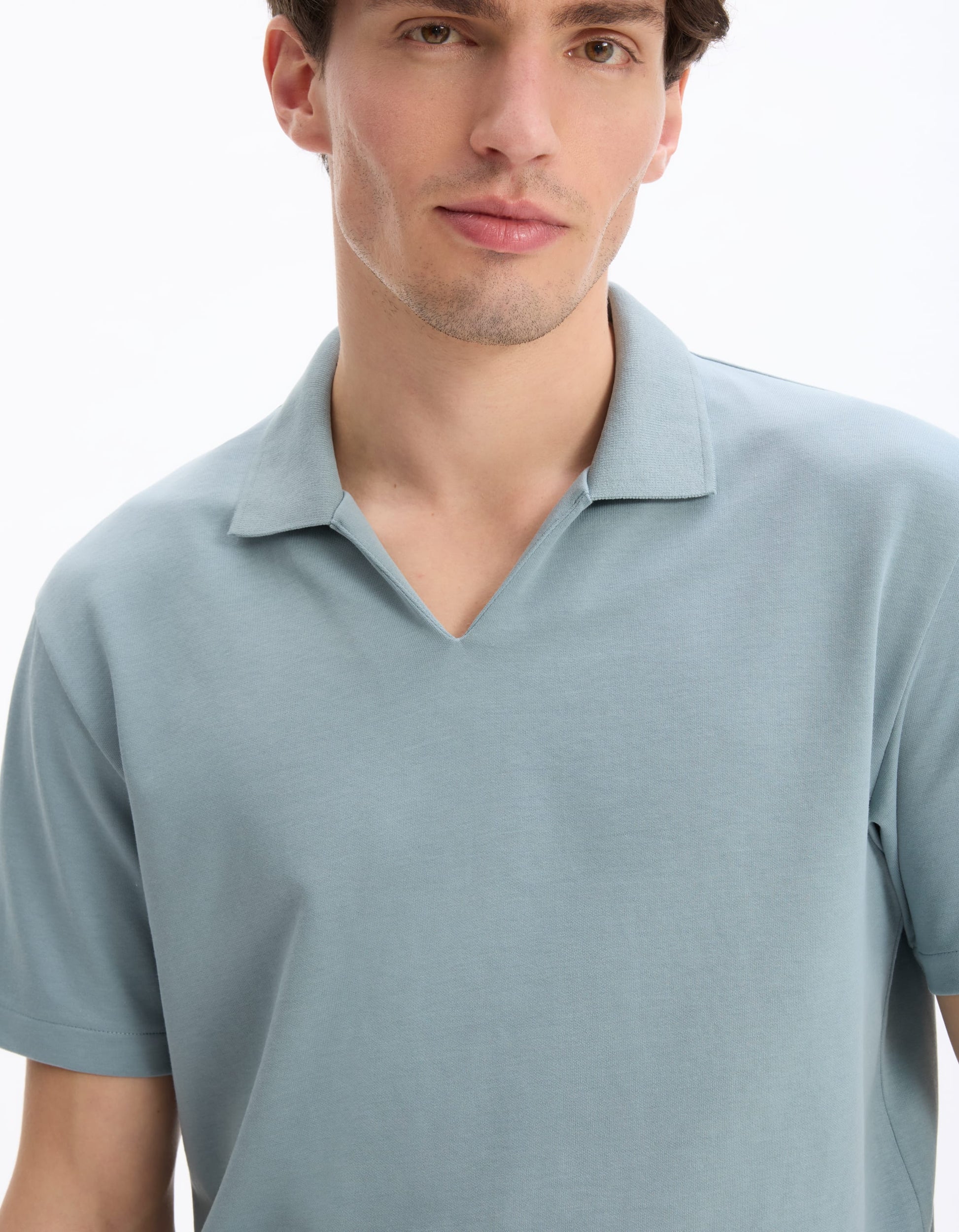 vert de gris Short sleeves Polo