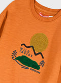 Children's Orange Blouse For Boy