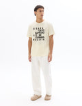 Celio Cotton Short Sleeves Tshirt - White