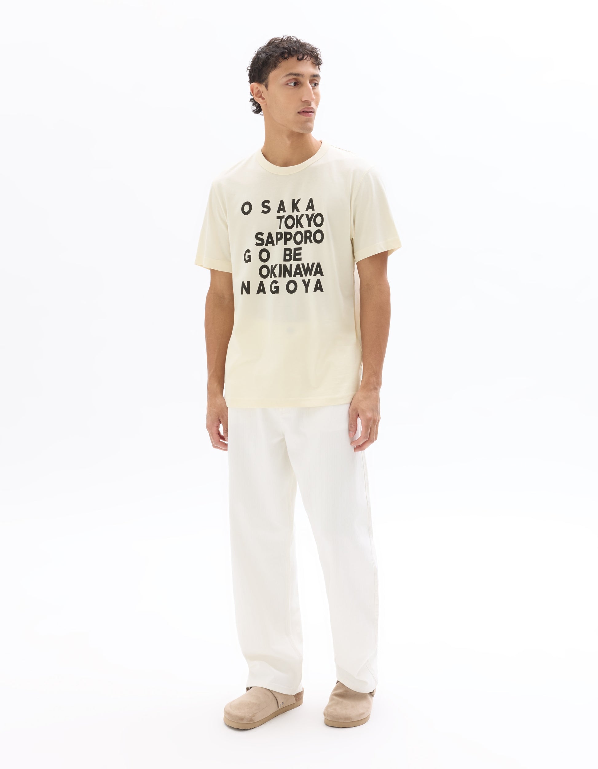 Celio Cotton Short Sleeves Tshirt - White