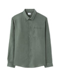 Celio Regular Fit 100% Linen Shirt - Green