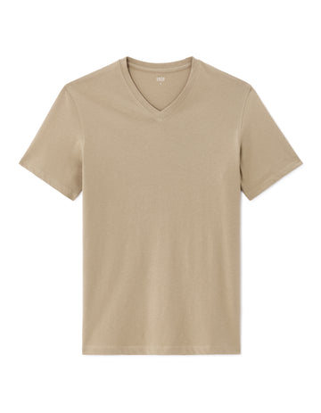 Beige Humus Short Sleeves Tshirt - Celio Lebanon